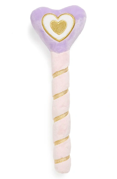 Gund Magical Wand Plush Toy In Pink/ Purple Heart