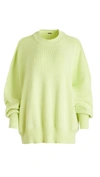 Free People Easy Street Tunic Sweater In Zested Lime