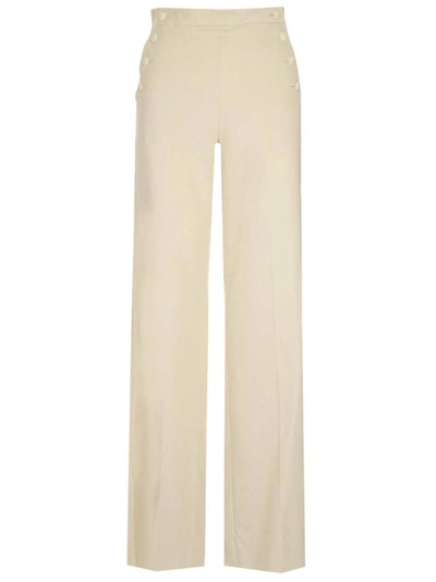 Max Mara Serio Corduroy Trousers In White