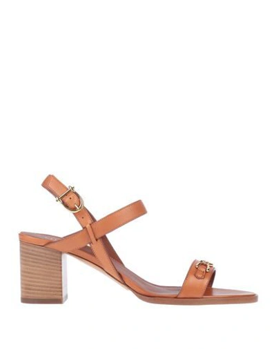 Celine Céline Women's Brown Leather Sandals