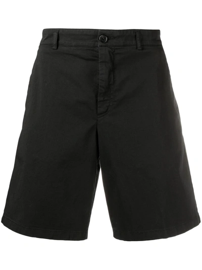 Department Five Logo Patch Bermuda Shorts In Black