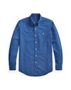 Polo Ralph Lauren Solid Color Shirt In Blue