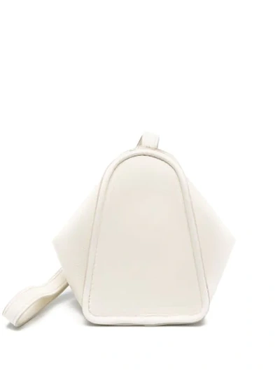 Lemaire Folded Coin Purse In White