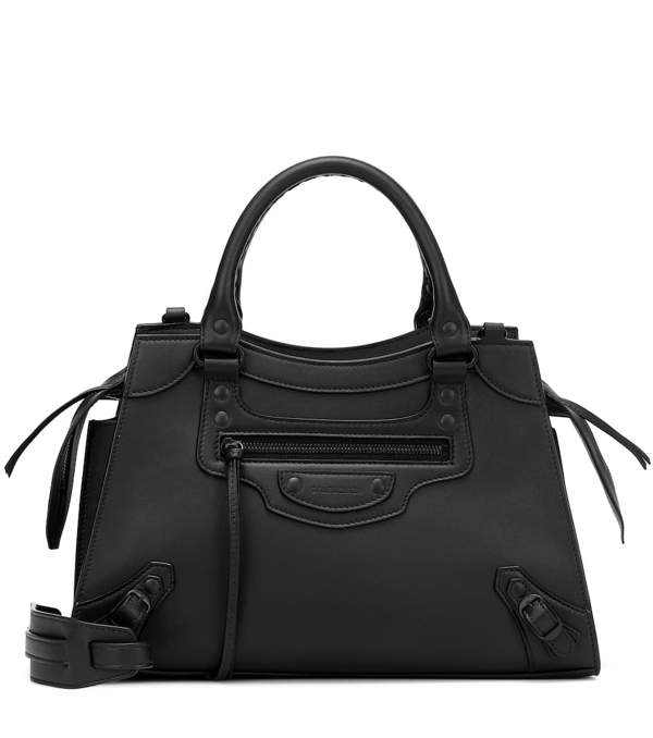Balenciaga Neo Classic City Small Leather Tote Bag In Black | ModeSens