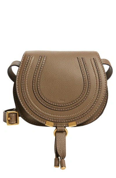 Chloé Small Marcie Crossbody Bag In Army Green