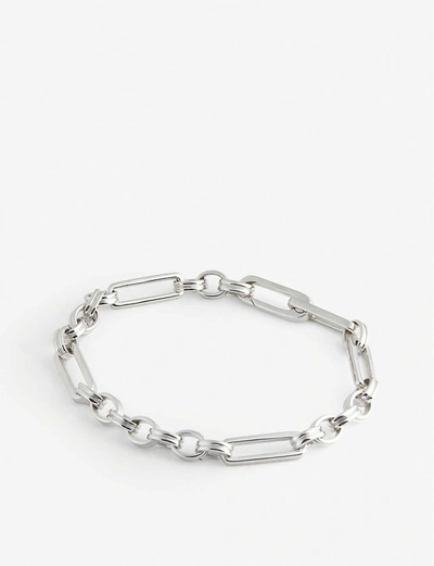 Missoma Axiom Sterling Silver-plated Chain Bracelet