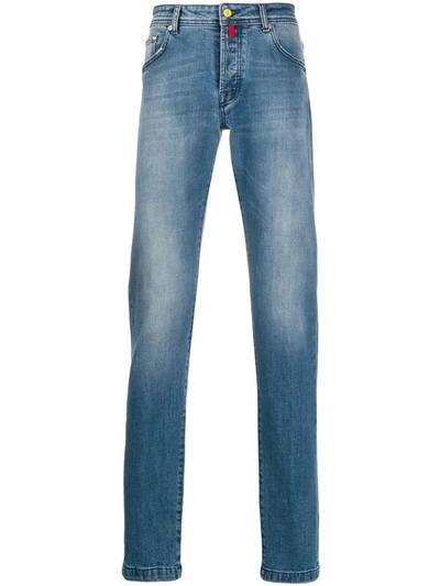 Kiton Slim-fit Jeans In Blue