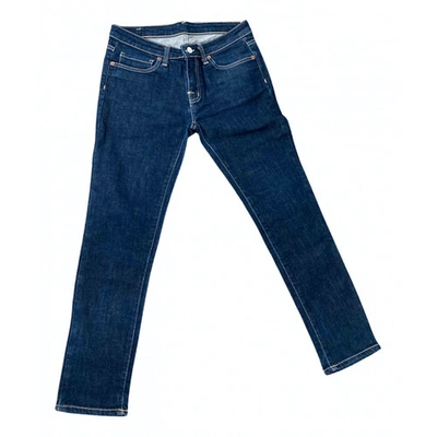 Pre-owned Edwin Slim Jeans In Blue