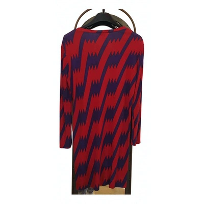 Pre-owned M Missoni Mini Dress In Red