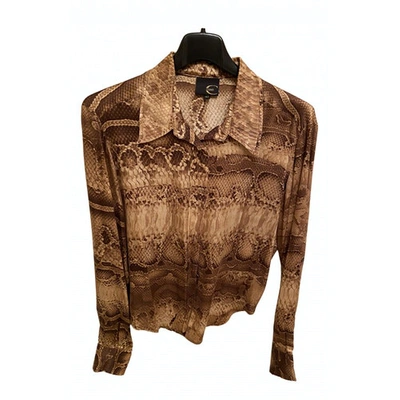 Pre-owned Just Cavalli Silk Shirt In Multicolour
