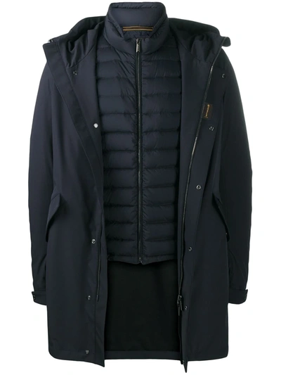 Moorer Gorzano-gs 3-in-1 Parka In Blue