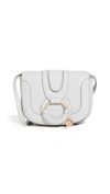 See By Chloé Women's Hana Leather Saddle Bag In Arctic Ice