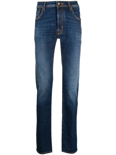 Jacob Cohen Straight-leg Trousers In Blue