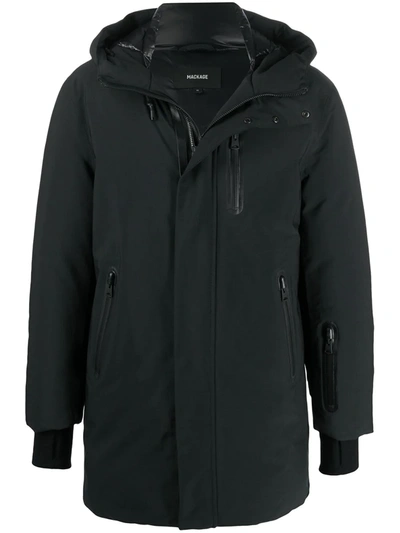 Mackage Chanor Hooded Mid-length Parka In Black