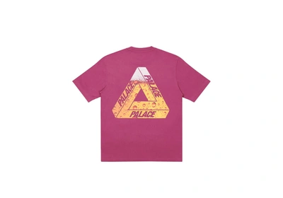 Pre-owned Palace  Tri-lager T-shirt Wine