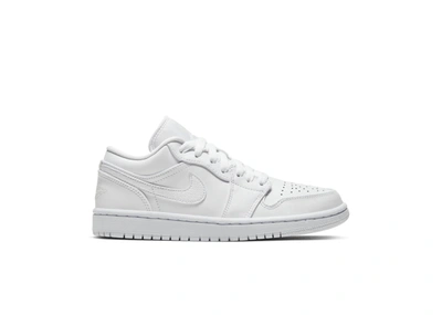 Pre-owned Nike Jordan 1 Low White (women's) In White/white/white