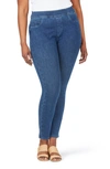 Foxcroft Uptown Stretch Pull-on Jeans In Classic Blue