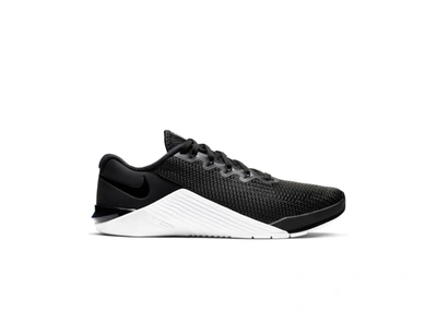Pre-owned Nike Metcon 5 Black White (women's) In Black/white/wolf Grey