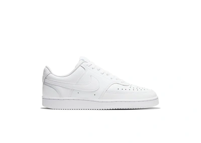 Pre-owned Nike Court Vision Low White (women's) In White/white/white