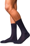 Falke Men's No. 2 Cashmere Mid-calf Socks In Dark Navy