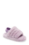 Ugg Girls' Fluff Yeah Shearling Slingback Slippers - Little Kid, Big Kid In Lilac Frost