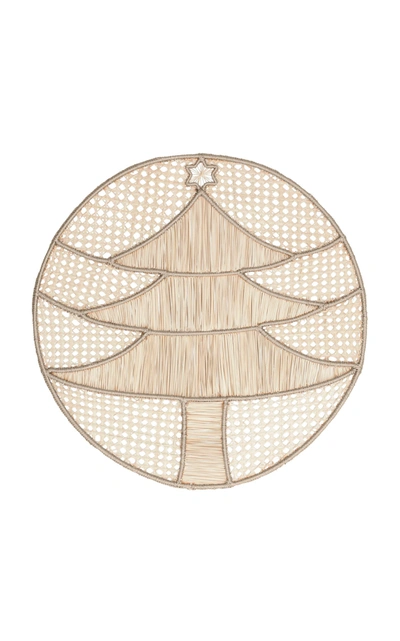 Mercedes Salazar Set Of 2 Tree Placemat In Neutral