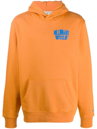 Billionaire Boys Club Mountain Logo Hoodie In Orange