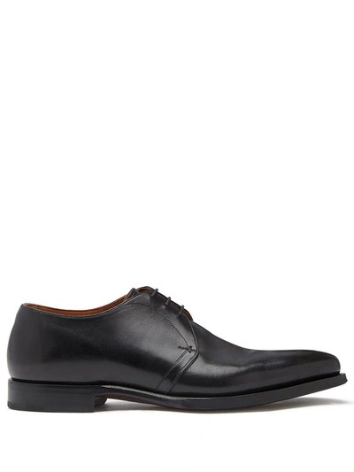 Dolce & Gabbana Leather Oxford Shoes In Black