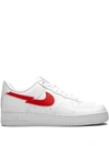Nike Air Force 1 '07 Low "team Red" Sneakers In White/team Red/white