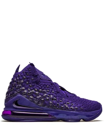 Nike Lebron 17 High-top Sneakers In Purple