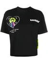 Barrow Smiley Print T-shirt In Black