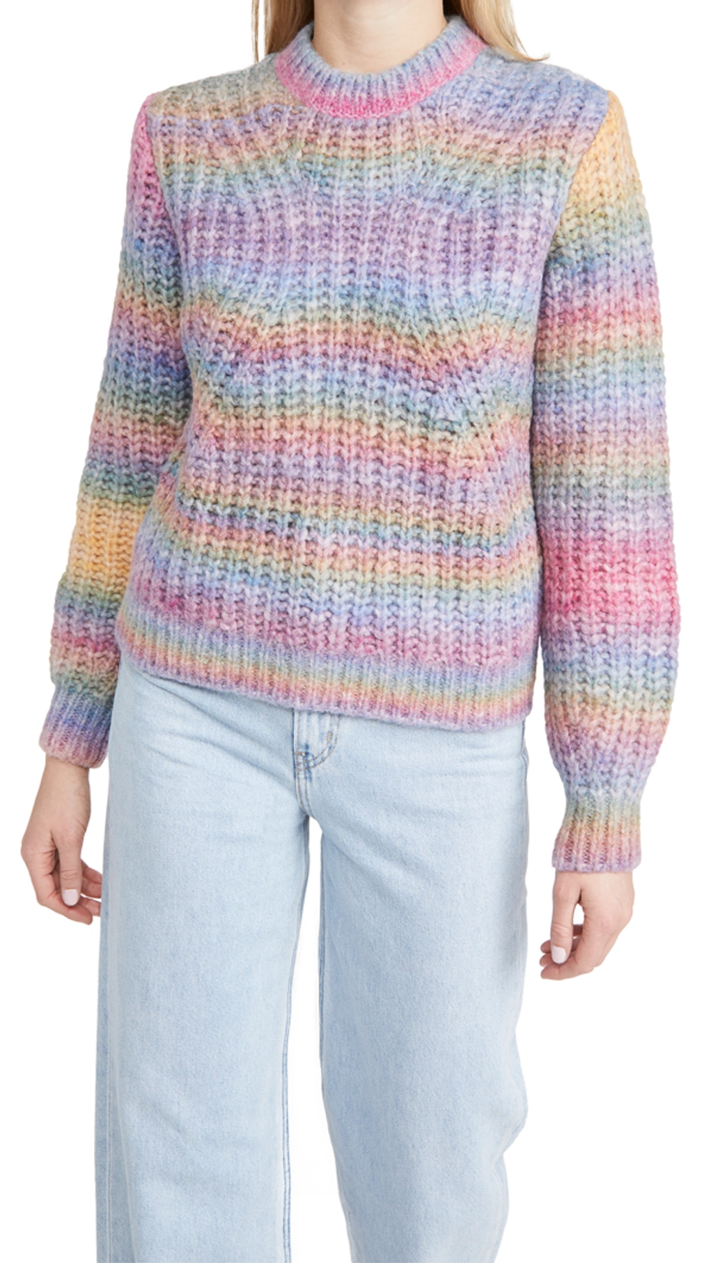 トップス A.P.C. Multicolor Marianne Sweater A.P.C. Multicolor Marianne Rainbow Sweater A.P.C.