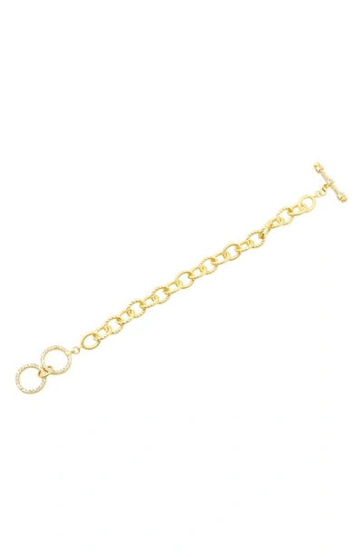 Freida Rothman Toggle Chain Bracelet In Gold
