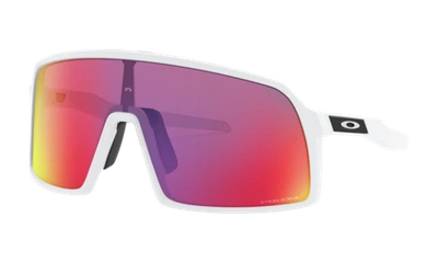 Oakley Sutro Shield Sunglasses In White