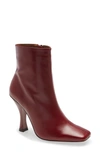 Kurt Geiger Women's Rocco Square Toe Booties In Medium Red