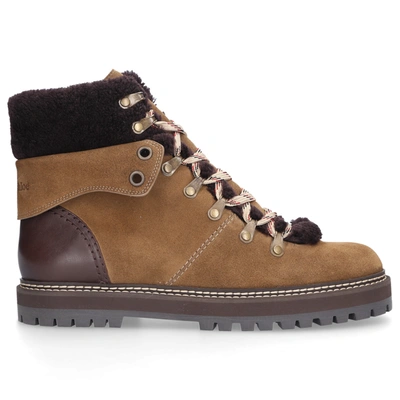 See By Chloé Ankle Boots Brown Sb3112