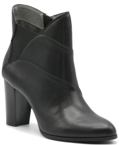 Adrienne Vittadini Women's Trella Booties Women's Shoes In Black