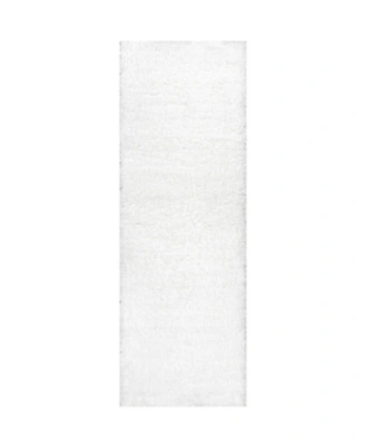 Nuloom Gynel 2'8" X 8' Runner Rug In White