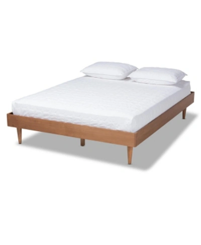 Furniture Rina Bed - Queen In Brown