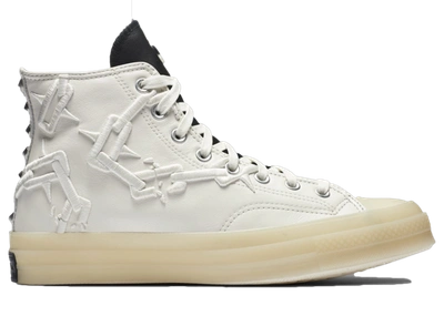 Pre-owned Converse Chuck Taylor All Star 70 Hi Why Not? In White/white