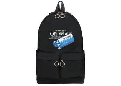 Pre-owned Off-white Pascal Medicine Backpack Black/white