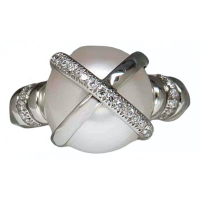 Pre-owned Fred Silver Platinum Ring