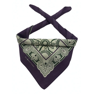 Pre-owned Polo Ralph Lauren Silk Handkerchief In Multicolour