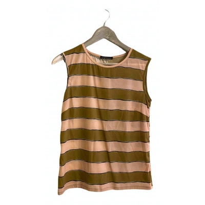 Pre-owned Laura Urbinati Silk Top In Multicolour