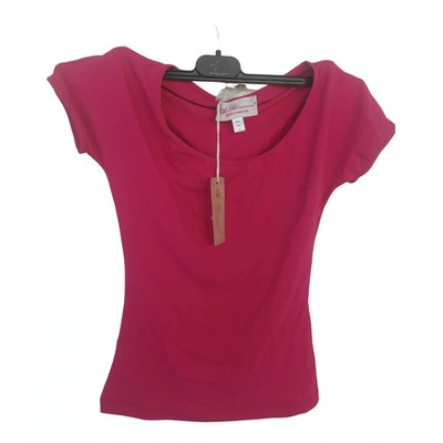 Pre-owned Blumarine Pink Synthetic Top