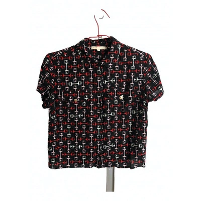 Pre-owned Maje Spring Summer 2020 Shirt In Black