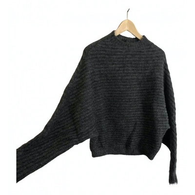 Pre-owned Maje Wool Jumper In Anthracite