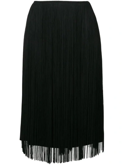 Stella Mccartney Felicity Fringe Skirt In Black