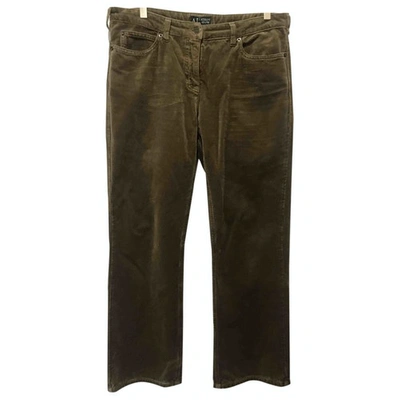 Pre-owned Armani Jeans Straight Jeans In Brown