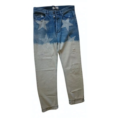 Pre-owned Faith Connexion Blue Cotton Jeans